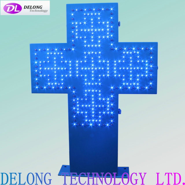 85X60cm outdoor electric led flash cross