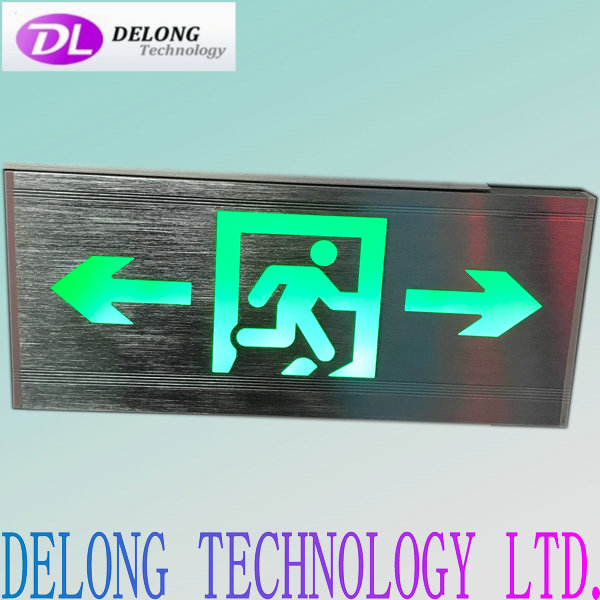 wall mounted 35X16X2cm left right direction led emergency light exit sign