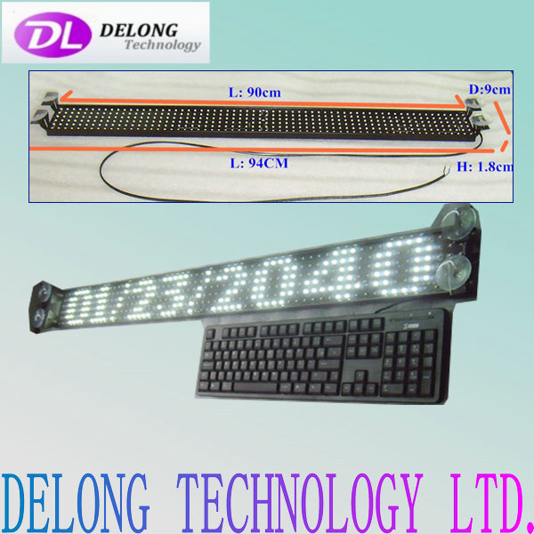 6X64pixel white smd3528 p14mm message led display keyboard