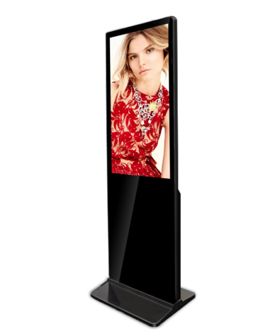 32 inch ultra-thin floor standing advertising touch screen digital signage kiosk